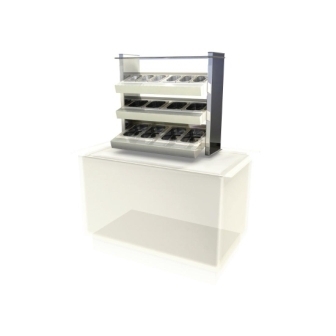 Kubus Ambient Cutlery/Condiment Unit Self Service - 800mm (L)