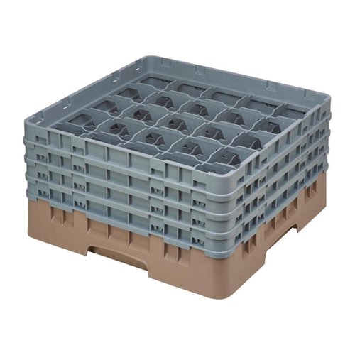 Cambro Camrack Beige 25 Compartments - Max Glass Height 215mm