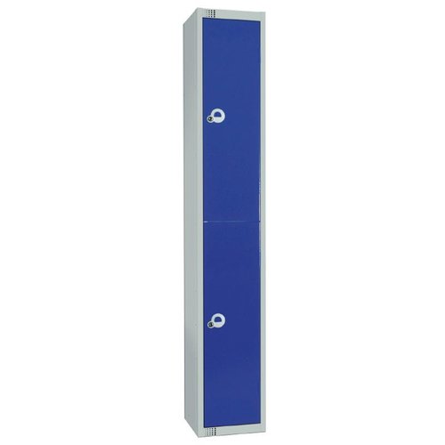 300mm Deep 2 Door Locker - Blue
