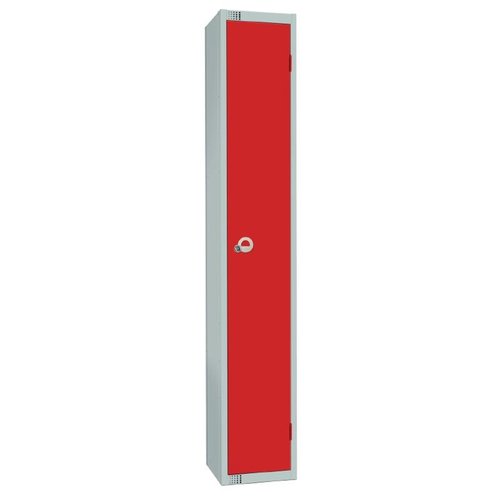 450mm Deep 1 Door Locker  - Red