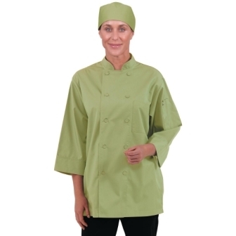 Colour by Chefs Work 3/4 Sleeve Jacket - Lime