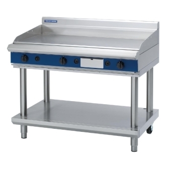 Blue Seal Evolution GP518-LS Gas Chrome Griddle with Leg Stand - 1200mm