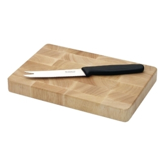 Vogue Wooden Chopping Board - 6 x 9 x 1"