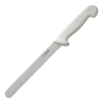 Hygiplas Bread Knife White - 8"