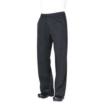 Chef Works Cool Vent Baggy Pants - Black