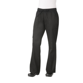 Chef Works Womens Cargo Pants - Black