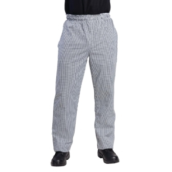 Vegas Easyfit Trousers - Small Black & White Check