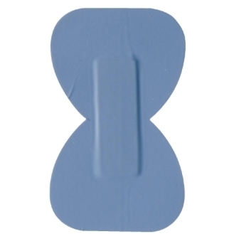 Blue Detectable Fingertip Plasters [Pack 50]