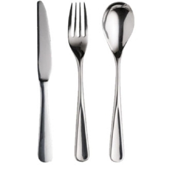 Olympia Roma Cutlery Sample Set [Table Knife, Table Fork, Dessert Spoon]
