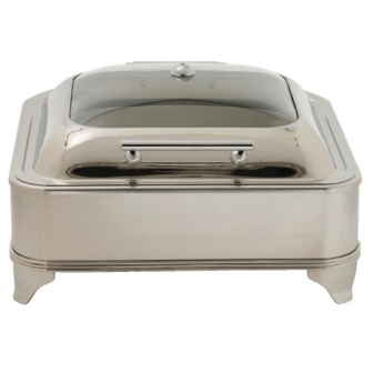 Olympia Electric Chafer Square Glass Lid