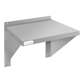 Vogue St/St Microwave Oven Wall Shelf - 560x560x490mm