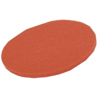 Scot Young Spray Buffing or Light Scrubbing Floor Pad Red - 17" [Pack 5]