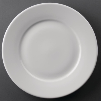 Athena Hotelware Wide Rimmed Plate - 254mm [Box 12]