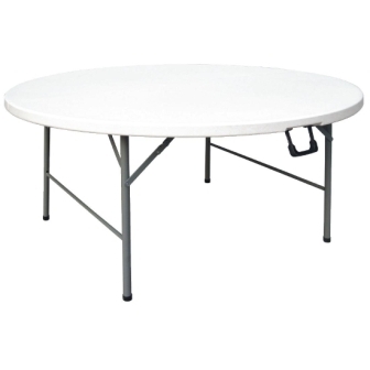 Bolero Round Centre Folding Table - 5ft
