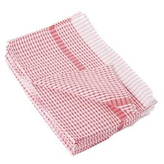 Wonderdry Tea Towel Red - 762x508mm [Pack 10]