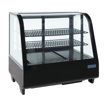 Polar Counter Top Refrigerated Merchandiser [Digital Controller] Black