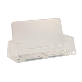 One Pocket Perspex Business Card Holder [Capacity 30]