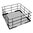 Vogue Wire High Sided Glass Basket - 180(h)x500(w)x500(d)mm