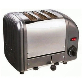 Dualit 3 Slice Vario Toaster - Metallic Charcoal