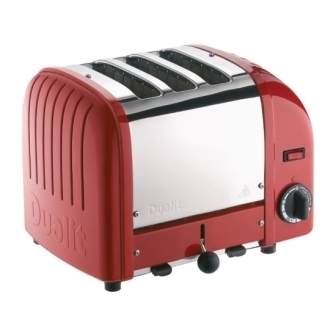 Dualit 3 Slice Vario Toaster - Red