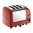 Dualit 3 Slice Vario Toaster - Red