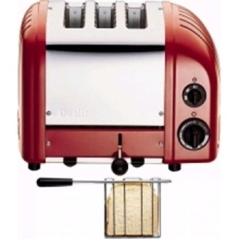 Dualit 2+1 Combi Vario Toaster - Red