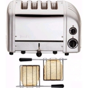Dualit 2x2 Combi Vario Toaster - Metallic Silver