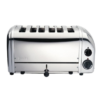 Dualit 6 Bun Vario Toaster - Black