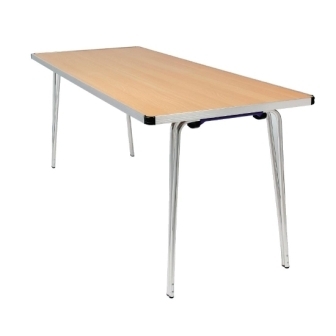 Contour Folding Table Oak Colour - 1830x685x698mm