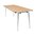 Contour Folding Table Oak Colour - 1830x685x698mm