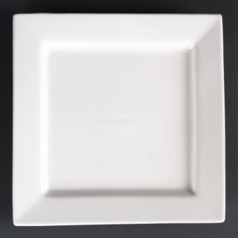Lumina Fine China Square Plate - 233mm [Box 4]