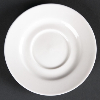 Lumina Fine China Round Saucer - 110mm for 4oz cup [Box 6]