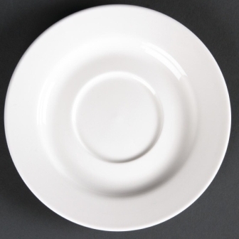 Lumina Fine China Round Saucer - 143mm for 8oz cup [Box 6]