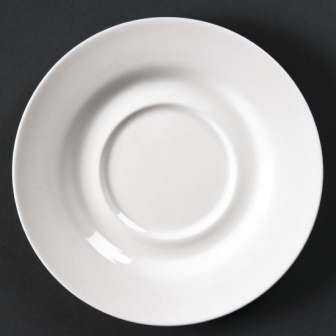 Lumina Fine China Round Saucer - 156mm for 12oz cup [Box 6]
