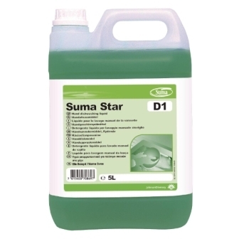 Suma Star D1 Washing Up Liquid - 2 x 5Ltr