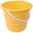 Jantex Round Plastic Bucket Yellow