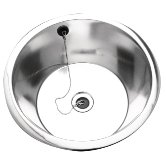 Franke Rimmed Edge Round Inset Sink Bowl - 305dia x 160mm