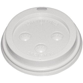 Lid for Hot Cups - 8oz White (Pack 50)