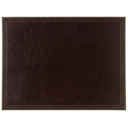 Faux Leather Placemat Brown - 400x300mm [Pack 1]