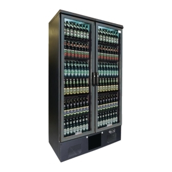 Gamko Upright Bottle Cooler Double Hinged Door Anthracite - 500Ltr