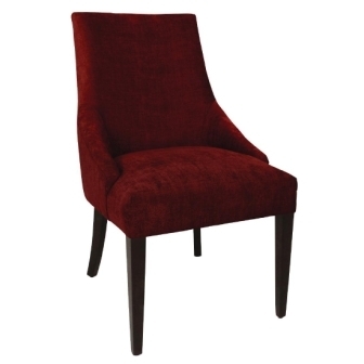 Bolero Finesse Dining Chair - Dark Red (Pack 2)