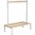 Double Sided Coat Hanger Bench - 1500mm