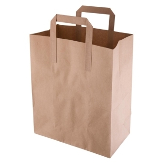 Recycled Brown Paper Bag Medium [Pack 250]