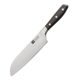Tsuki Japanese Santoku Knife - 7"