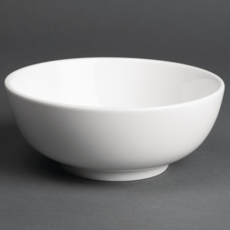 Royal Porcelain Maxadura Advantage Salad Bowl White - 130mm [Box 12]
