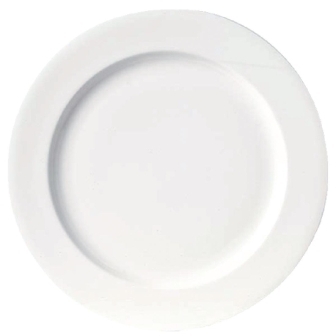 Royal Porcelain Bone Ascot Plate Flat White - 160mm [Box 12]