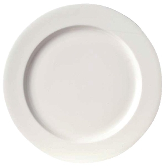 Royal Porcelain Bone Ascot Plate Flat White - 210mm [Box 12]