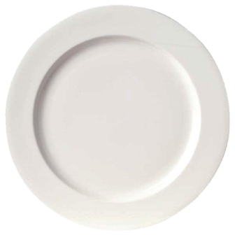 Royal Porcelain Bone Ascot Plate Flat White - 240mm [Box 6]