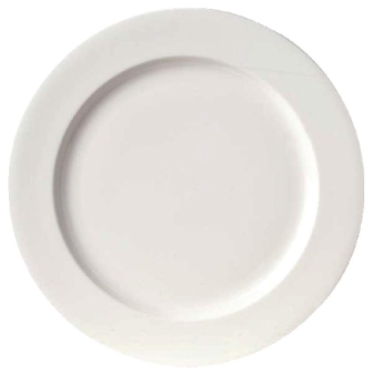 Royal Porcelain Bone Ascot Plate Flat White - 27cm [Box 6]