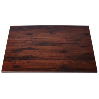 Werzalit Square 700mm Table Top - Antique Oak